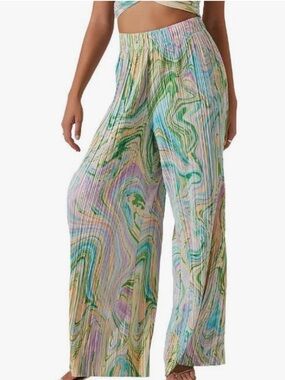 ASTR the Label mini pleat wide leg pants